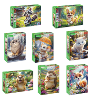 Купить Пазл картонный МИР ПУШИСТЫХ ЧУДЕС, 260 элементов АССОРТИ, 220х330мм в БУКВАЕШКА