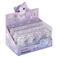 Точилка MESHU, "Crystal Paw", 1 отверстие, пвх-бокс