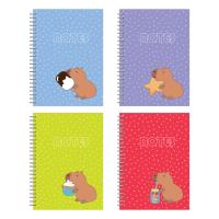 Записная книжка 50л Wсп А7 кл 15532/4-EAC ВД лак Капибарчики