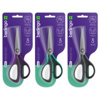 Ножницы Berlingo "Easycut 350", 15см, ассорти, эргономичные ручки, мягкие вставки, европодве