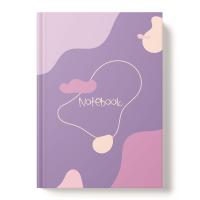 Книжка записная А5 96л 7БЦ 15140-EAC софт-тач лам Оттенки розового