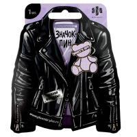 Значок-пин Серебряный мишка( 1 шт. в наборе) арт. 71132 / 50