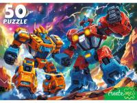 ПАЗЛЫ 50 элементов. КОСМИЧЕСКИЕ ТРАНСФОРМЕРЫ (арт.УК50-0214)