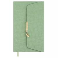 Ежедневник недатированный А5, Страус оливковый, 160 л., арт. 70669
