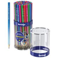 Карандаш ч/г Berlingo "Gradient" HB, круглый, заточен., ассорти BP00890