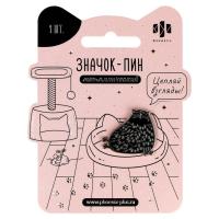 Значок-пин арт. 71130 / 50 КОТИКИ ( 1 шт. в наборе, размер значка/-ов: 26х30 мм, материа