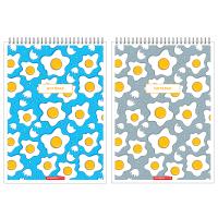 Блокнот А5 60л Яишенка 13744/2-EAC, клетка твин УФ лак