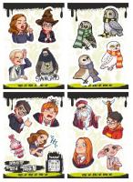 Набор наклеек NALEPKING "Гарри Поттер", артикул RSTPA6_0194, 4 лист(ов), 4816224300378