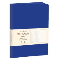 Книга для записей Soft Touch. Ночной синий, А5, 80 листов