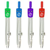 Самсон Циркуль GLOBUS 125 мм, для средних классов, металлический, цвет ассорти, чехол ПВХ, ЦЧП-40