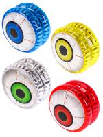 Купить Игрушка Йо-йо  "Глаза" (24 шт в шоубоксе) 6 видов микс пластик  в интернет-магазине Букваешка