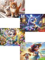 Купить Пазлы 54 эл. Любимые пазлы для девочек в БУКВАЕШКА