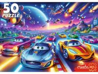 Купить ПАЗЛЫ 50 элементов. КРУТОЙ ВИРАЖ В КОСМОСЕ (арт. УК50-0215) в БУКВАЕШКА