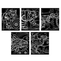 Тетрадь ZOO Роботы, А5, 48 листов, клетка