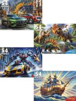 Купить Пазлы 54 эл. Мир пазлов для мальчиков в БУКВАЕШКА