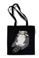 Сумка-шоппер Манул Манулыч. Текстиль с принтом. Размеры: 335х370 мм, ручки около