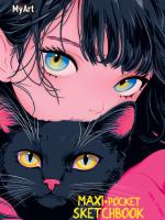КанцПроф-П My Art. Maxi Pocket Скетчбук. Девочка с кошкой