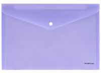 Папка-конверт с кнопкой ERICH KRAUSE Pastel, А4, до 120 листов, ассорти, 0,18 мм