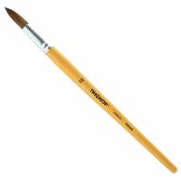 Кисть ПИФАГОР, из ворса пони, круглая, №10, 200839