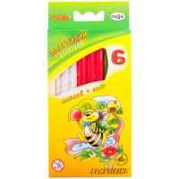 Пластилин Гамма Пчелка, 06 цветов, восковой, со стеком, картон, европодвес