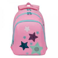 Рюкзак школьный розовый, 27х41х20