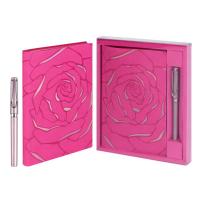 Ежедневник недатированный + ручка шариковая А5, Виннер розовый, 120 л., арт. 70562