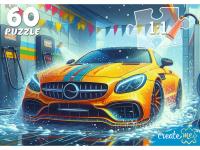 Купить ПАЗЛЫ 60 элементов. АВТОМОЙКА (арт. УК60-0221) в БУКВАЕШКА