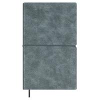 Еженедельник недатированный А6+, Наппа металлик графитовый, 120 л., арт. 70761