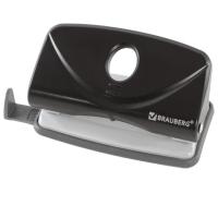 Дырокол BRAUBERG на 10 листов, черный, 222537