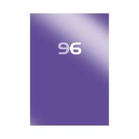 Тетрадь А5 96л. Скрепка. Клетка. Классическая серия. Аметист