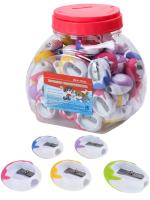 Точилка для карандашей 1 отв (ТК-6328)пластик, эргономичная форма,ассорти