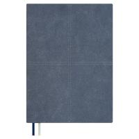 Ежедневник недатированный А5+, Нубук пепльно-голубой, 160 л., арт. 70587