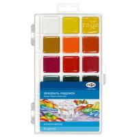 Акварель медовая Классическая, 18 цветов, без кисти