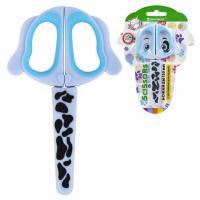 Самсон Ножницы BRAUBERG KIDS, 130 мм фигурные рукоятки "Далматин", чехол на лезвии, 238352