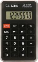 Калькулятор карманный Citizen LC-310NR, 8 разр., питание от батарейки, 69*114*14мм, черный L