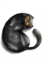 Скетчбук. Черный кот