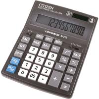 Калькулятор настольный Correct D 12 разр.,двойное питание,155*205*28мм,черный Citizen D-312