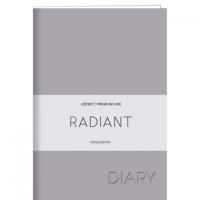 Недатированный ежедневник Radiant. Серый, А5, 152 листа