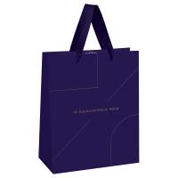 КанцРЦ Пакет подарочный 33*42*12см MESHU "Monocolor. Indigo", отд. фольгой, матовая ламинация