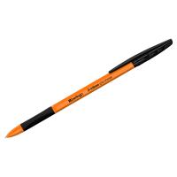 КанцРЦ Ручка шариковая Berlingo "Tribase grip orange" черная, 0,7мм, грип