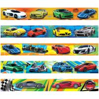 Закладка - магнит для книг, 25*200мм, ArtSpace "Спортивные автомобили", блестки 243762