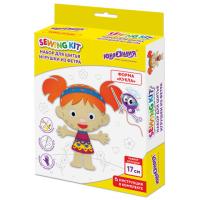 Набор для шитья игрушки из фетра "Кукла", ЮНЛАНДИЯ, 664733