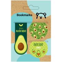 Закладки магнитные для книг   Avocado  3 штуки