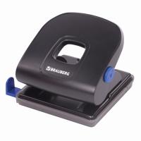 Самсон Дырокол металлический BRAUBERG "Extra", до 30 листов, черный, 229092