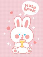 Блокнот в линию K-Notebook. Кролик