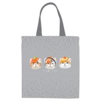 КанцРЦ Сумка-шоппер ArtSpace"Sushi Cats", 31*39см. с карманом