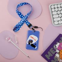 Бейдж вертикальный MESHU "Fly cat"