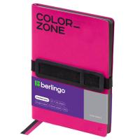 Ежедневник недатированный, А5, 136л., кожзам, Berlingo "Color Zone 2", розовый, мягкая облож