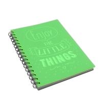 Тетрадь Light Book. Зеленый, А5, 80 листов, клетка