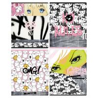 Тетрадь 40л., А5, клетка BG "No rules", выб. лак